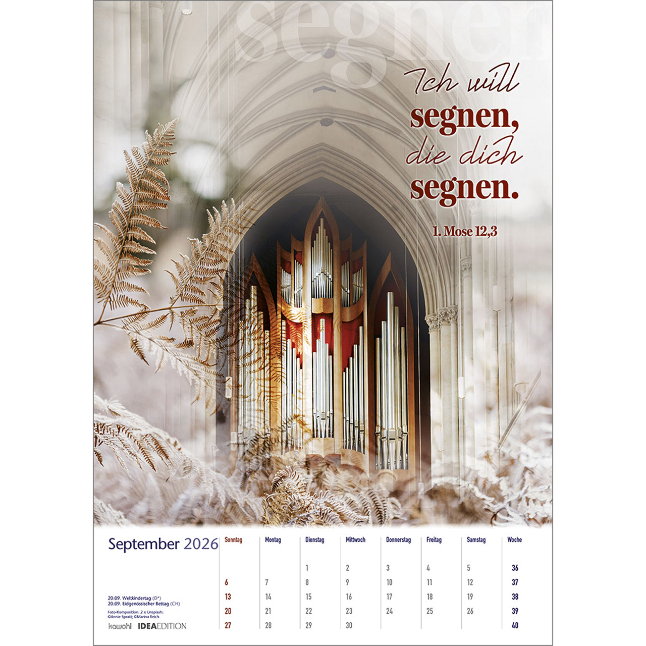 Posterkalender - Auf seinem Weg 2026