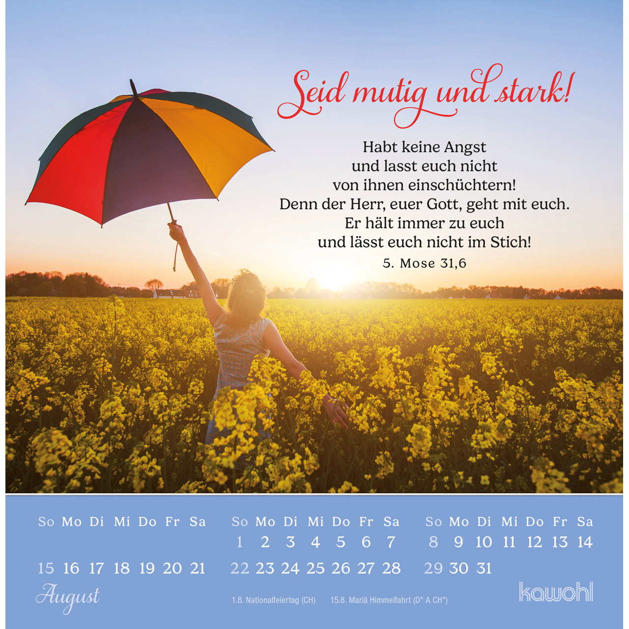 Postkartenkalender - Lieblingsworte für dich 2027