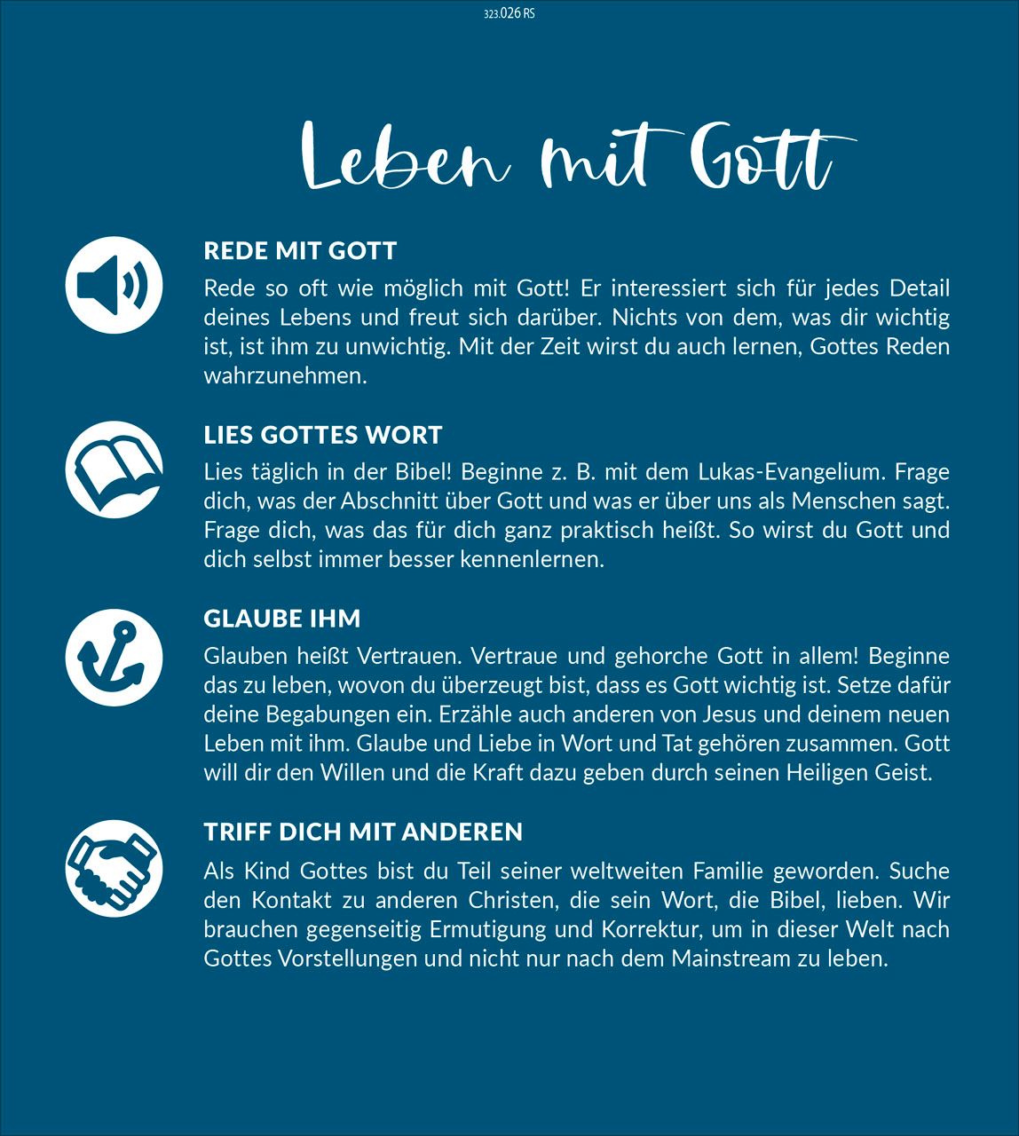 Postkartenkalender - Leben für Dich 2027 - Deutsch