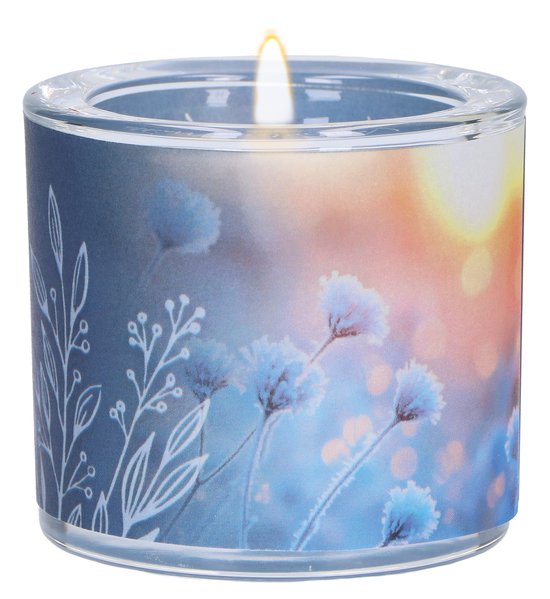 Teelichthalter - Glaswindlicht "Von guten Mächten"