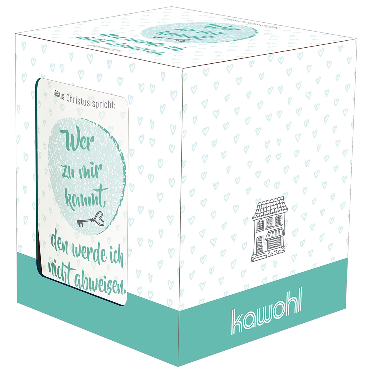 Tasse - Wer zu mir kommt, den werde ich nicht abweisen. - Schlüssel