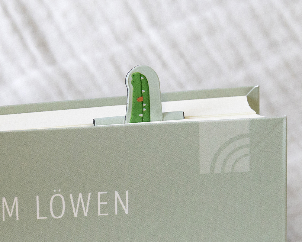Lesezeichen - 3er-Lesezeichen-Set "Tierische Buchgefährten"