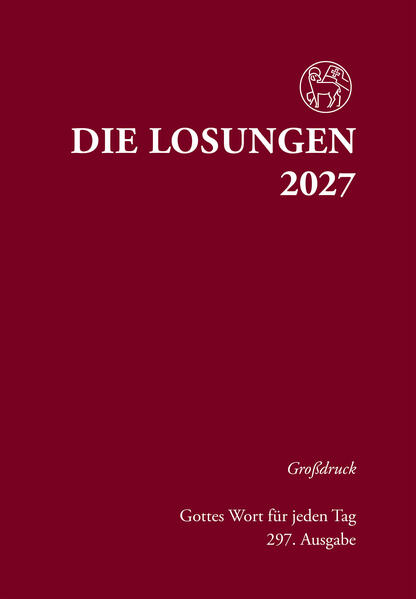 Buchkalender - Die Losungen 2027 - Großdruck gebunden