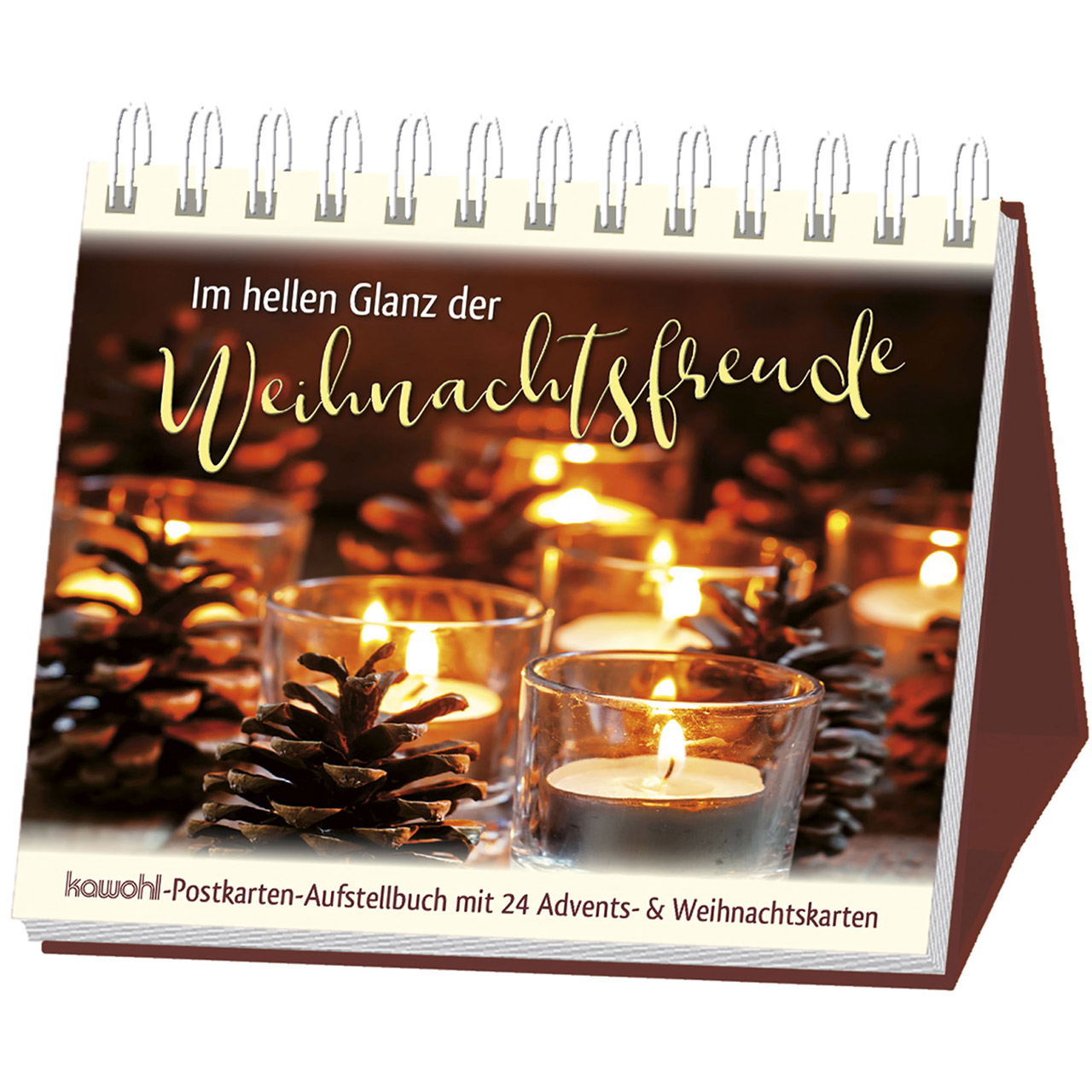 Im hellen Glanz der Weihnachtsfreude Adventskalender - Im hellen Glanz der Weihnachtsfreude - Teelichter / Kerzen / Tannenzapfen