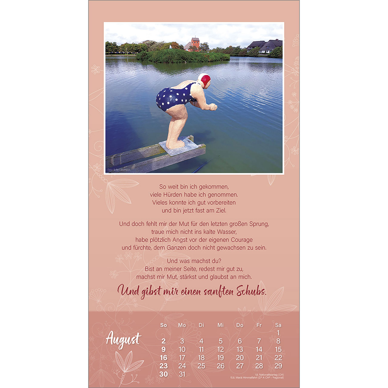 Wandkalender - Schön, dass es dich gibt 2026