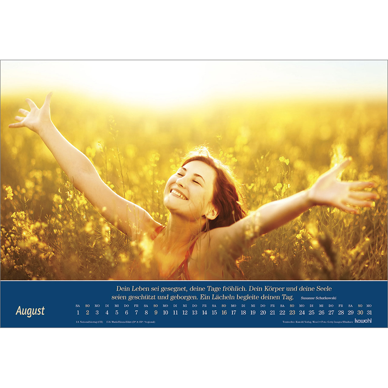 Wandkalender - Atemholen 2026