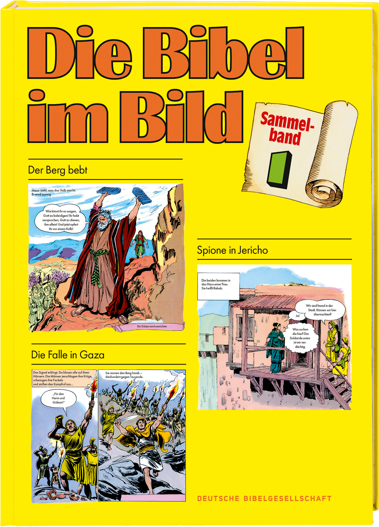 Kinderbibel - Die Bibel im Bild - Menschen Boot Arche Bäume Wasser