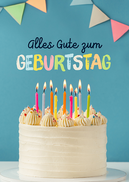 Postkarte - Postkarte 'Alles Gute zum Geburtstag'