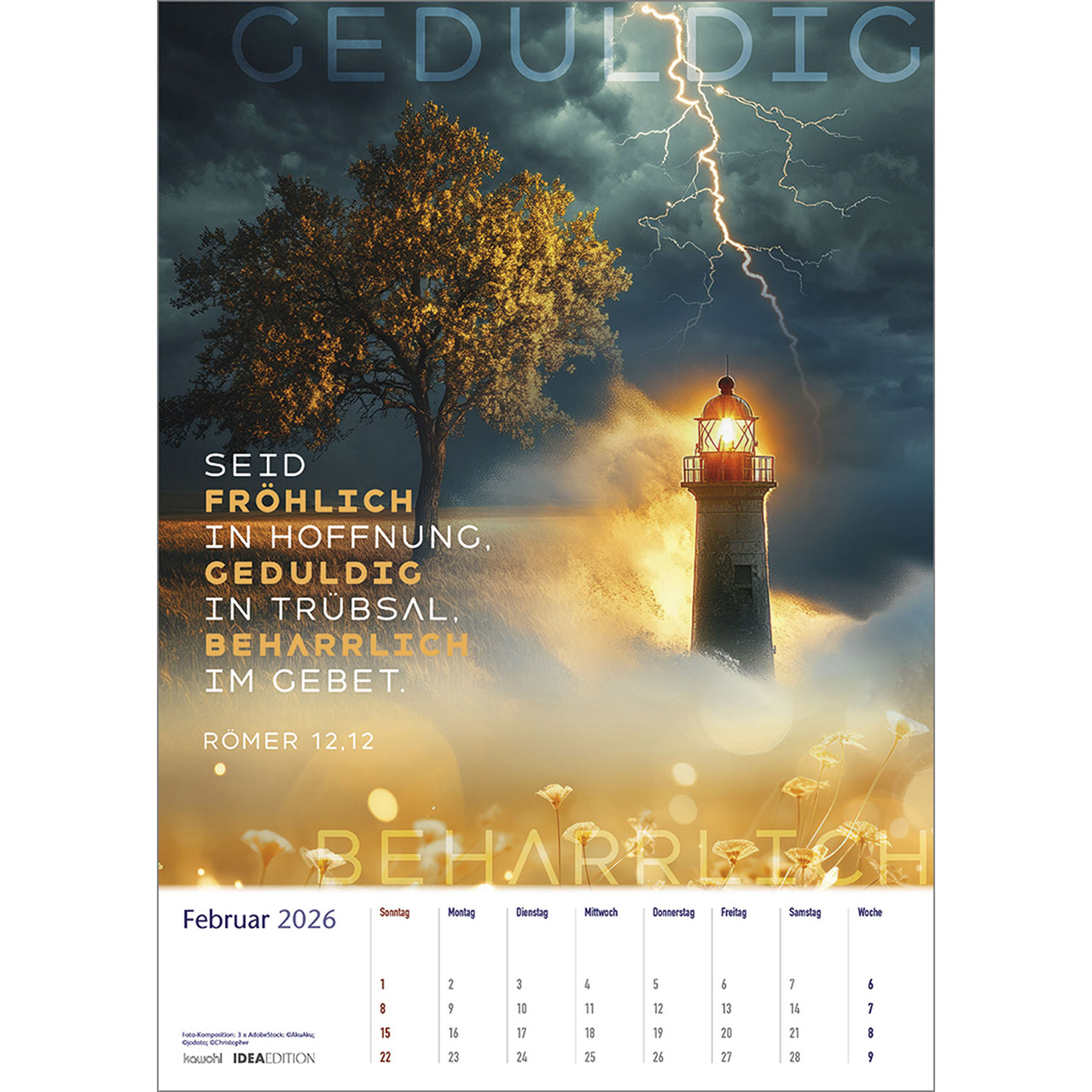 Posterkalender - Auf seinem Weg 2026