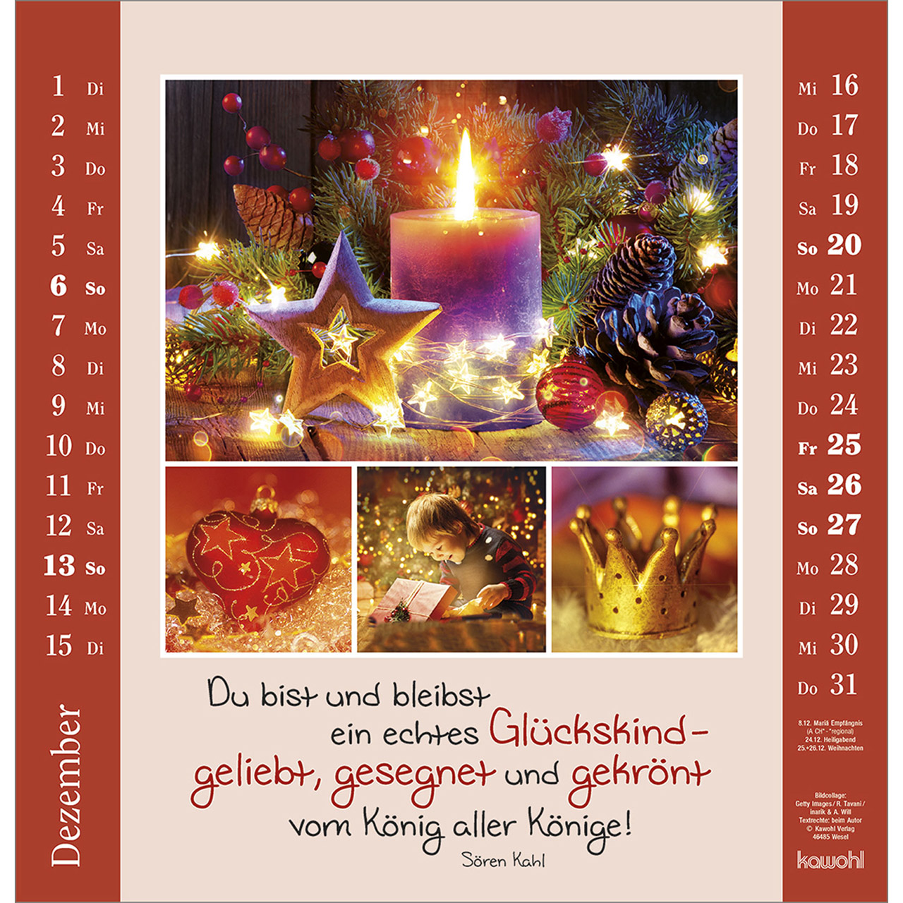 Wandkalender - Kleine Freuden entdecken 2026