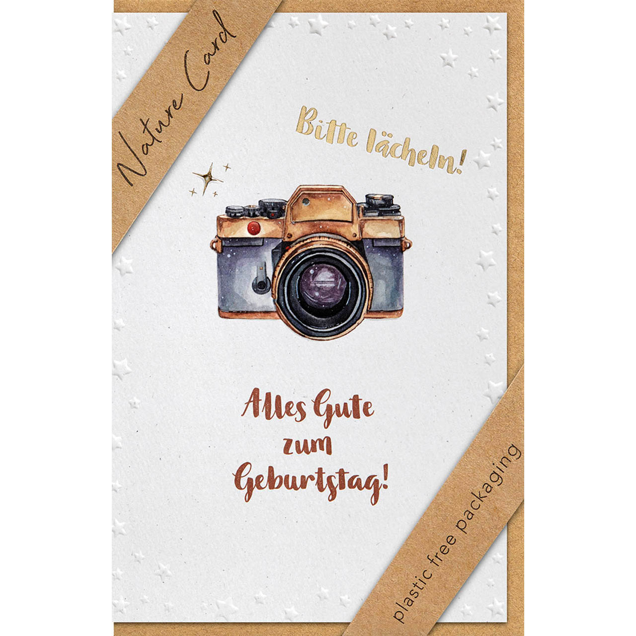Faltkarte - Faltkarte 'Alles Gute zum Geburtstag' - Kamera