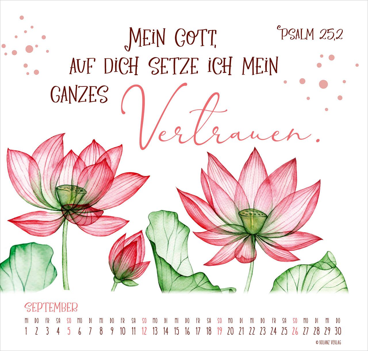 Posterkalender - Gesegnet Tag für Tag 2027