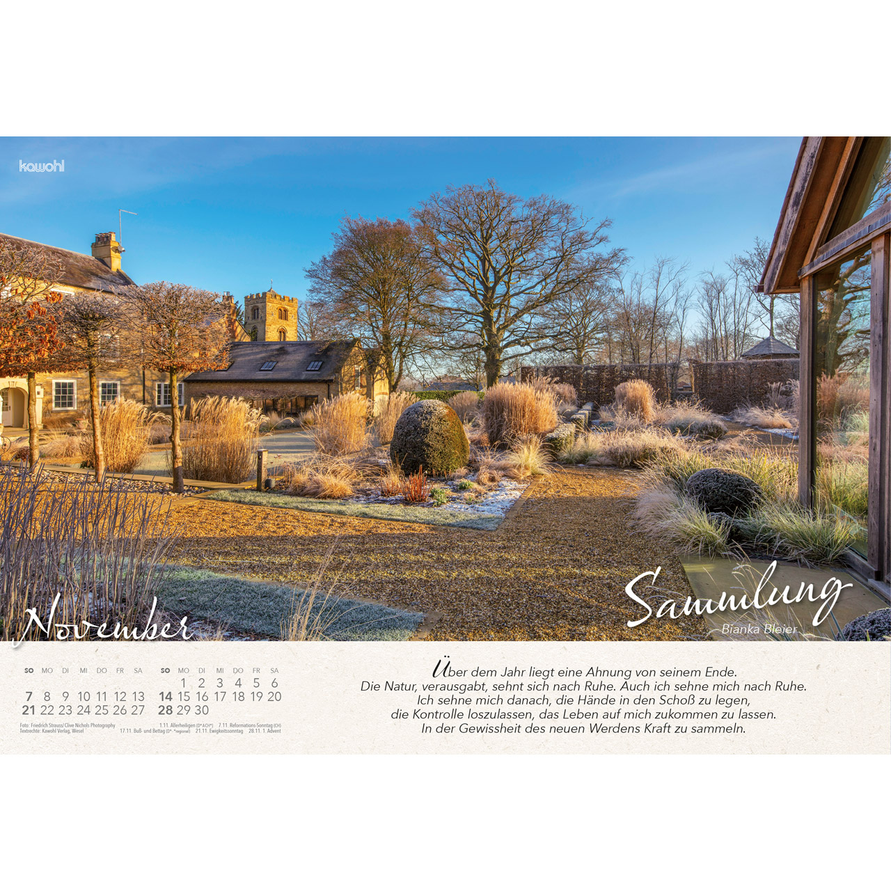 Wandkalender - Wo Himmel und Erde sich berühren 2027