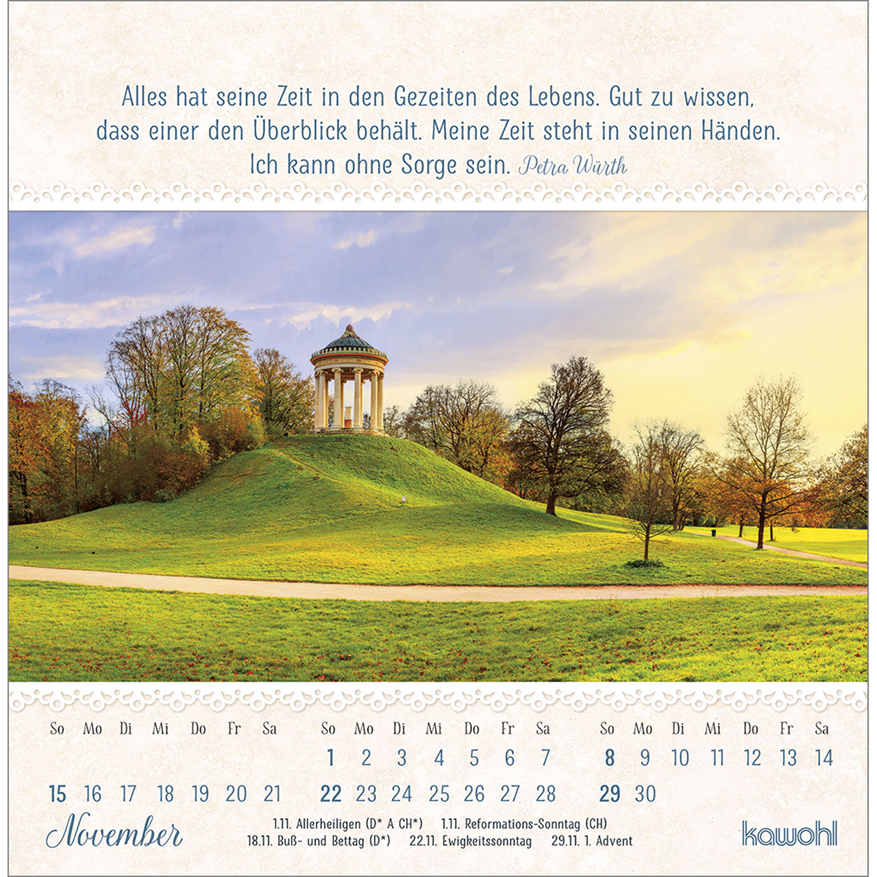 Postkartenkalender - Von Herzen gute Tage 2026