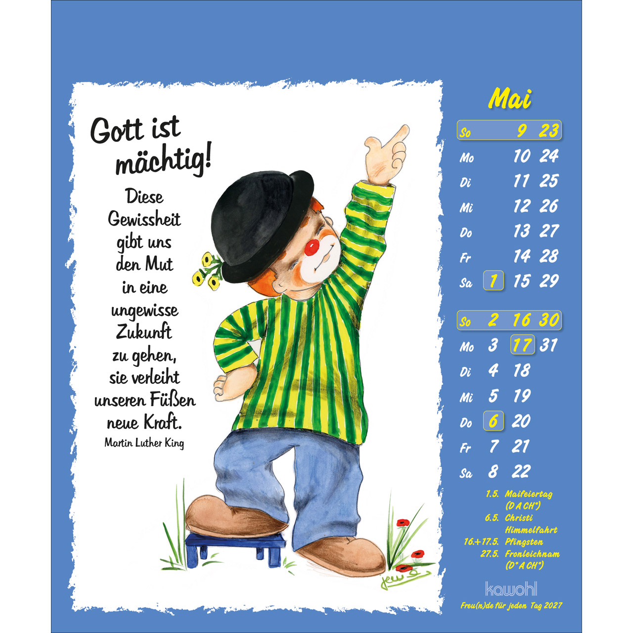 Postkartenkalender - Freu(n)de für jeden Tag 2027