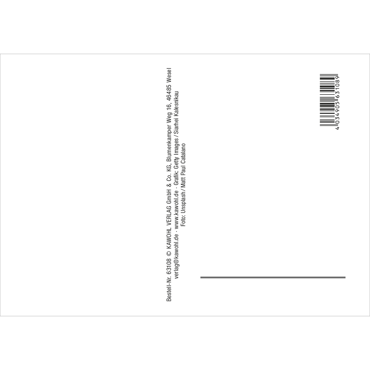 Postkarten - Ich bin bei dir - Löwe Welle Zeichnung