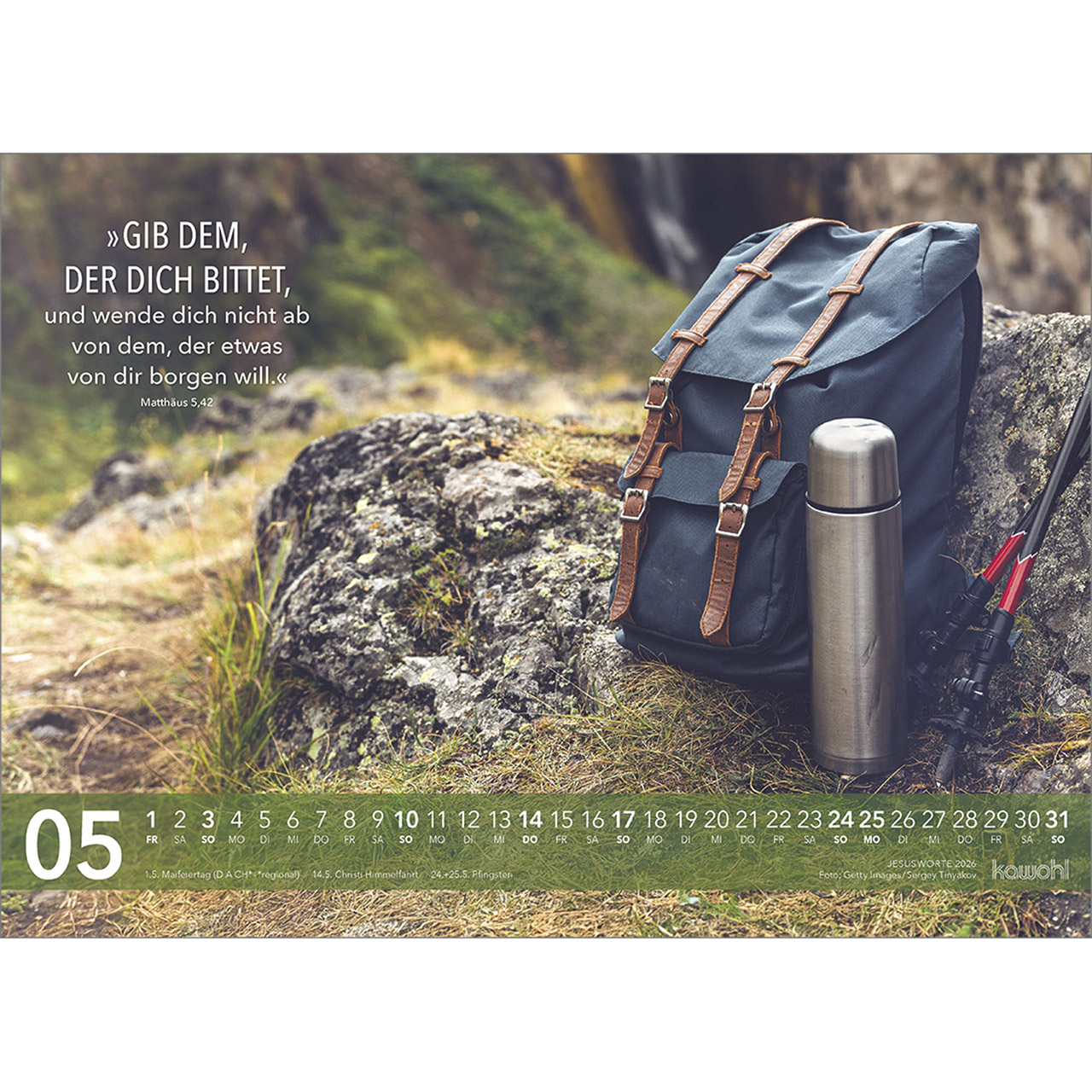 Wandkalender - Jesus Worte 2026