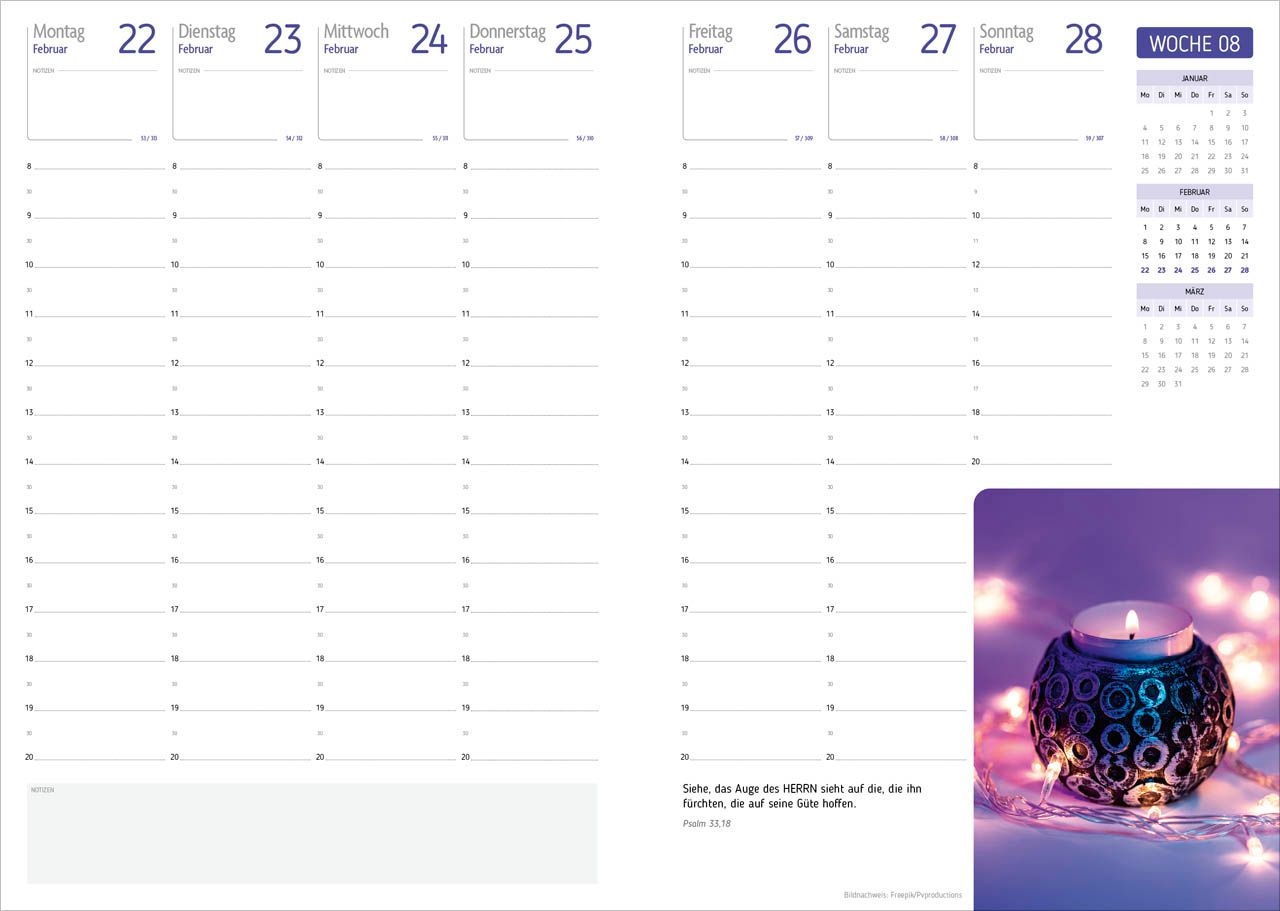 Terminkalender - Agenda - Für jeden Tag 2027