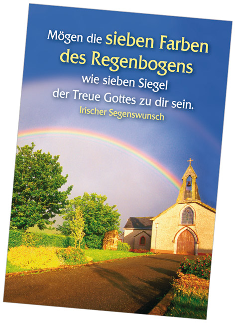 Mini-Karten-Buch - Segen umgebe dich - Küste Landschaft Meer