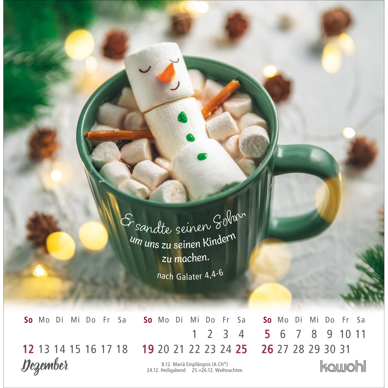 Postkartenkalender - Ankommen & leben 2027