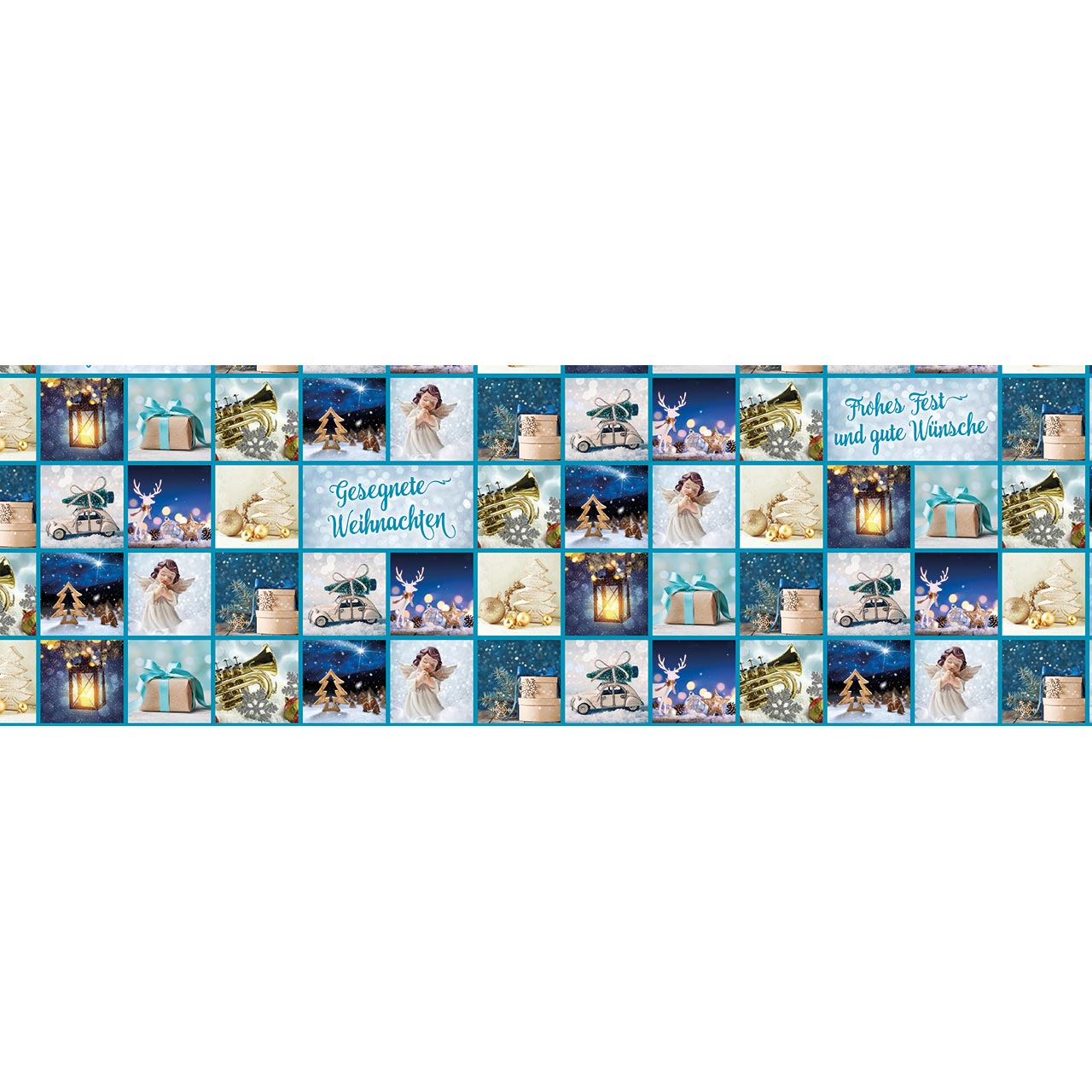 Geschenkpapier - Geschenkpapier-Buch: Weihnachts-Segen (Foto-Collagen) - Weihnachtsmotive