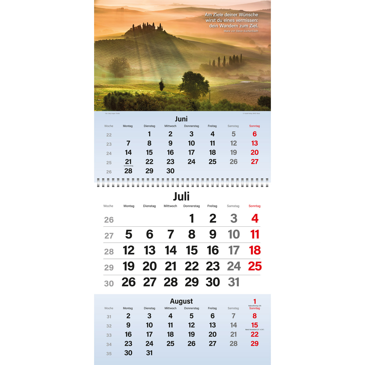 Terminkalender - Gott segne meinen Tag 2027