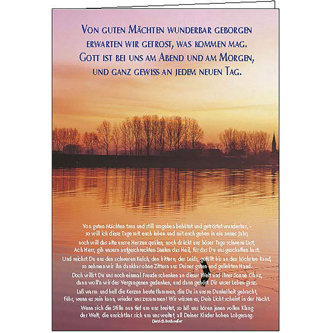 Von guten Mächten wunderbar geborgen