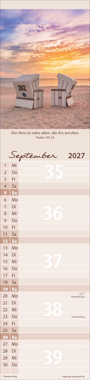 Terminkalender - Für alle 2027 Streifenterminkalender