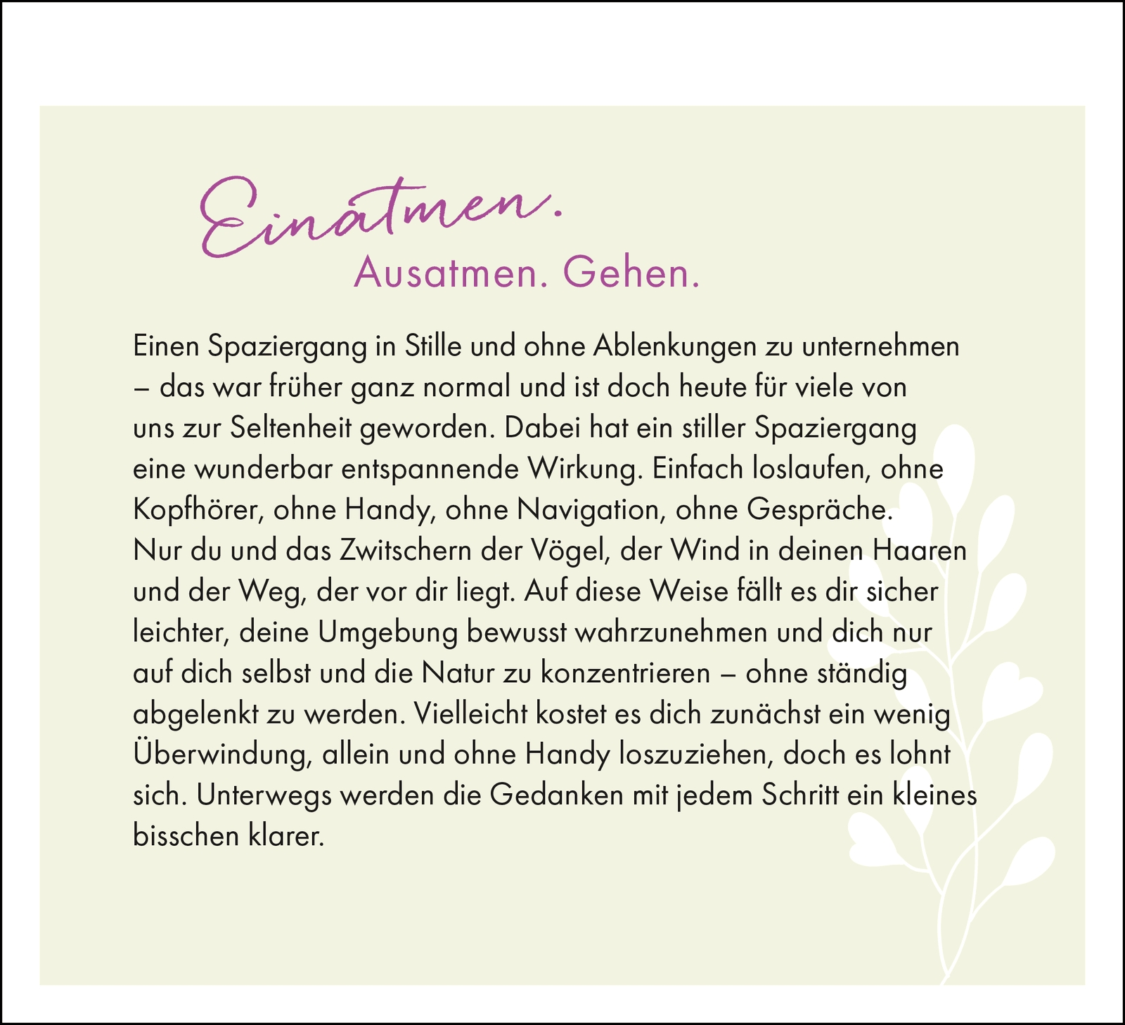 Aufstellkalender - Kleine Atempausen für dich 2027