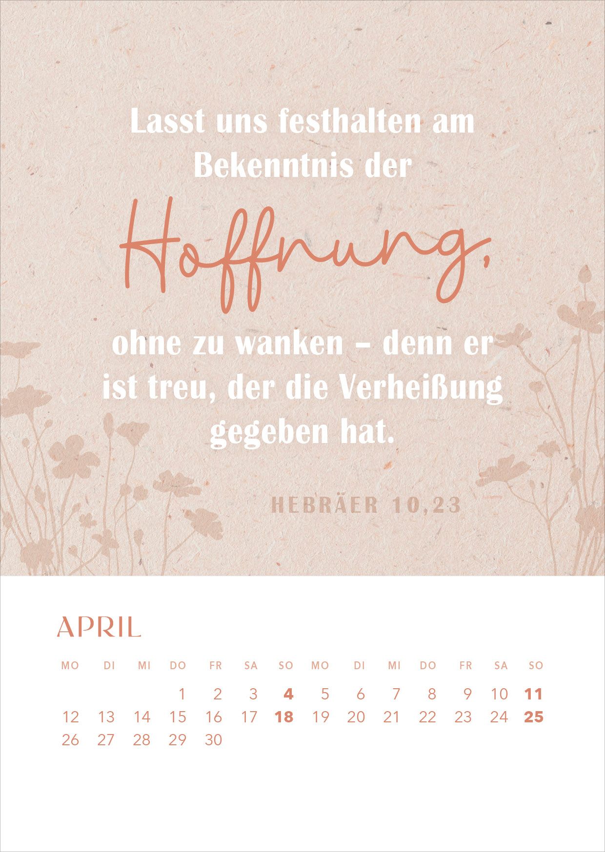 Tischkalender - Hoffnung für immer 2027