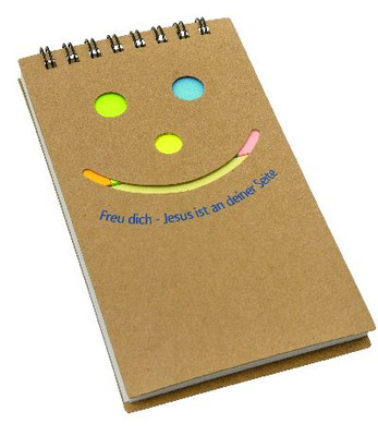 Notizblock - Notizzettel-Set 'Freu dich ...'