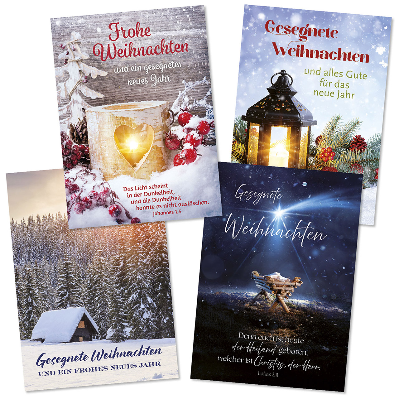Weihnachts-Postkartenserie