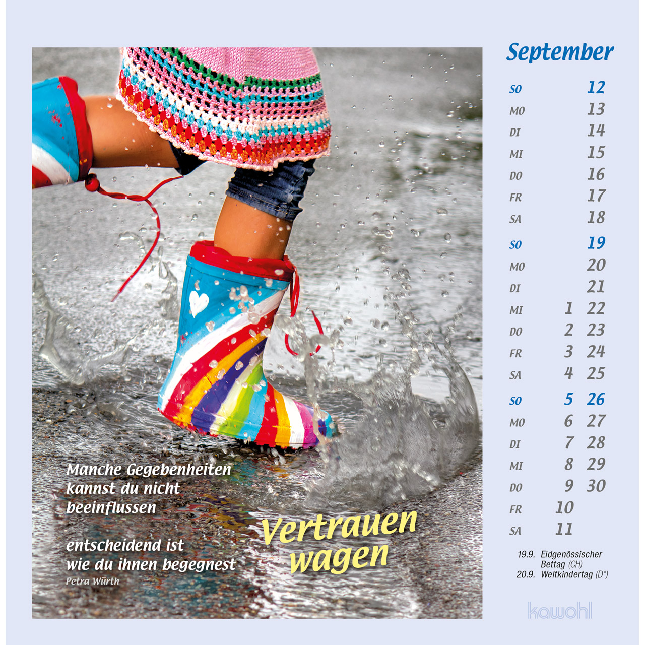 Postkartenkalender - Mit Hand und Fuß 2027
