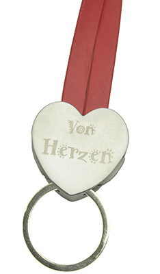 Schlüsselband - Lanyard: Von Herzen - Schlüsselband Herz