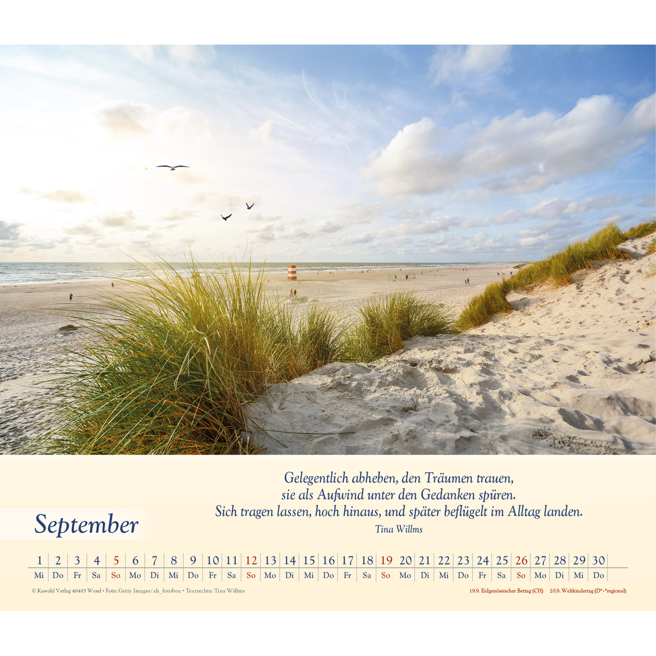Wandkalender - Balsam für deine Seele 2027