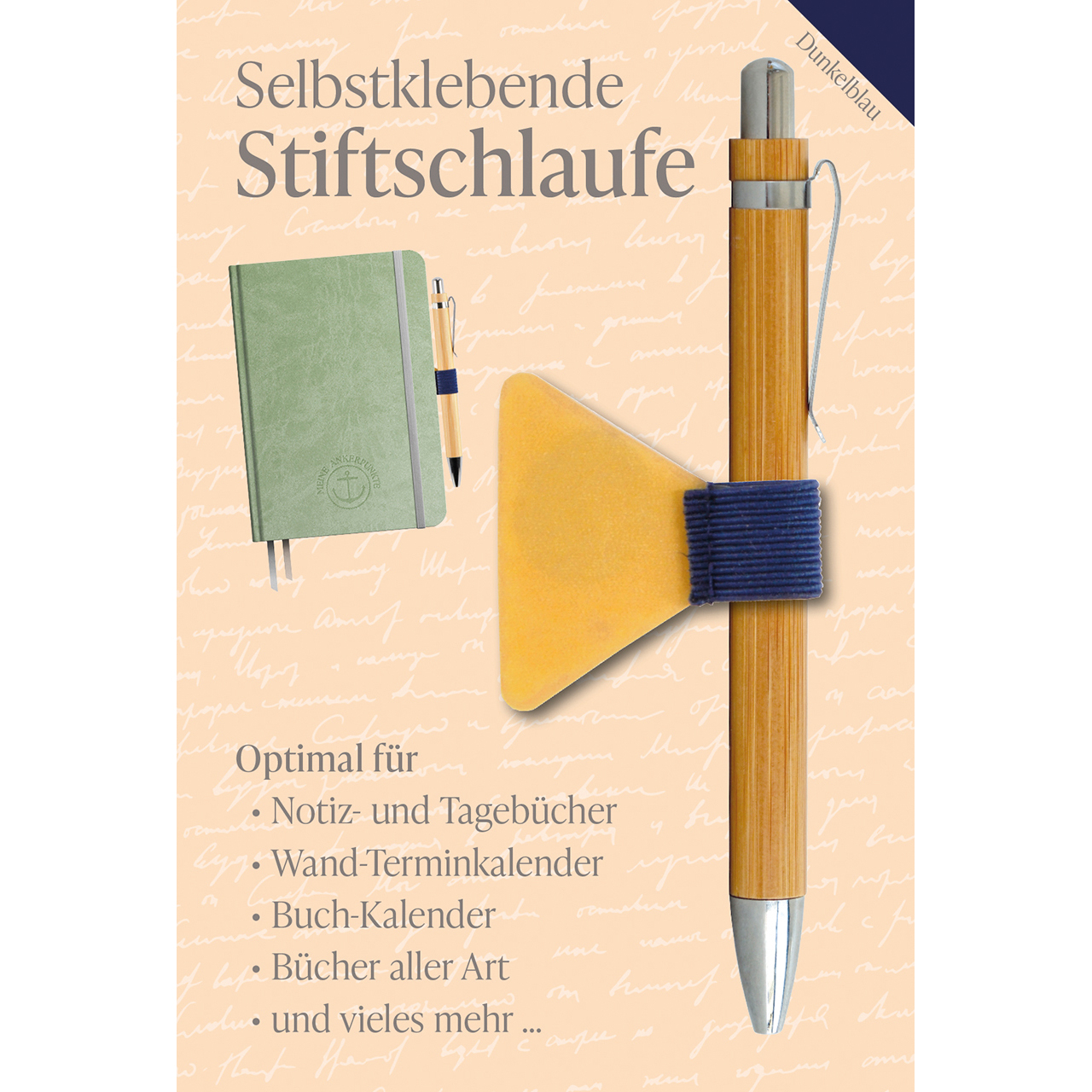 Notieren & Schreiben - Stiftschlaufe Dunkelblau