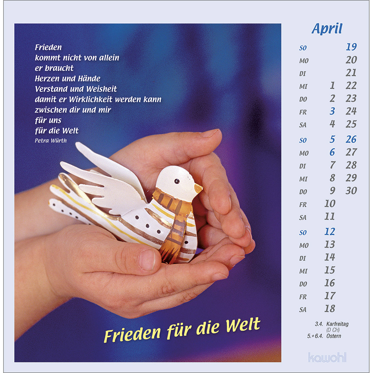 Postkartenkalender - Mit Hand und Fuß 2026