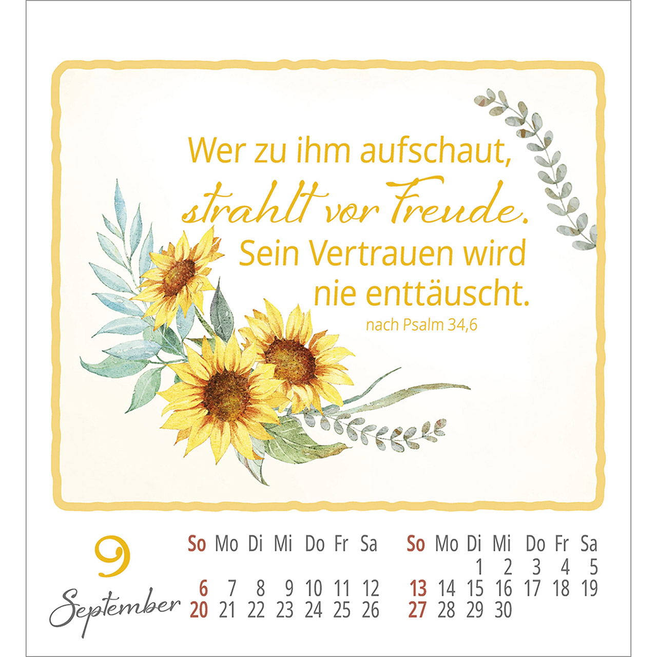 Aufkleberkalender - Wohlfühlen bei Dir 2026