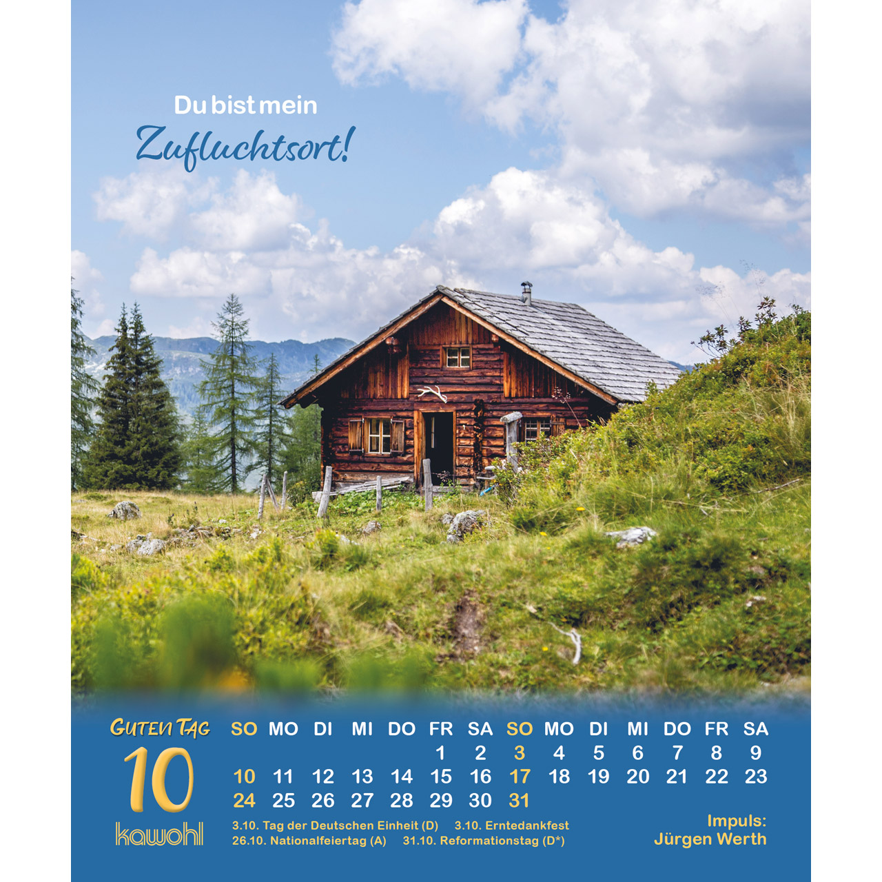 Postkartenkalender - Guten Tag 2027