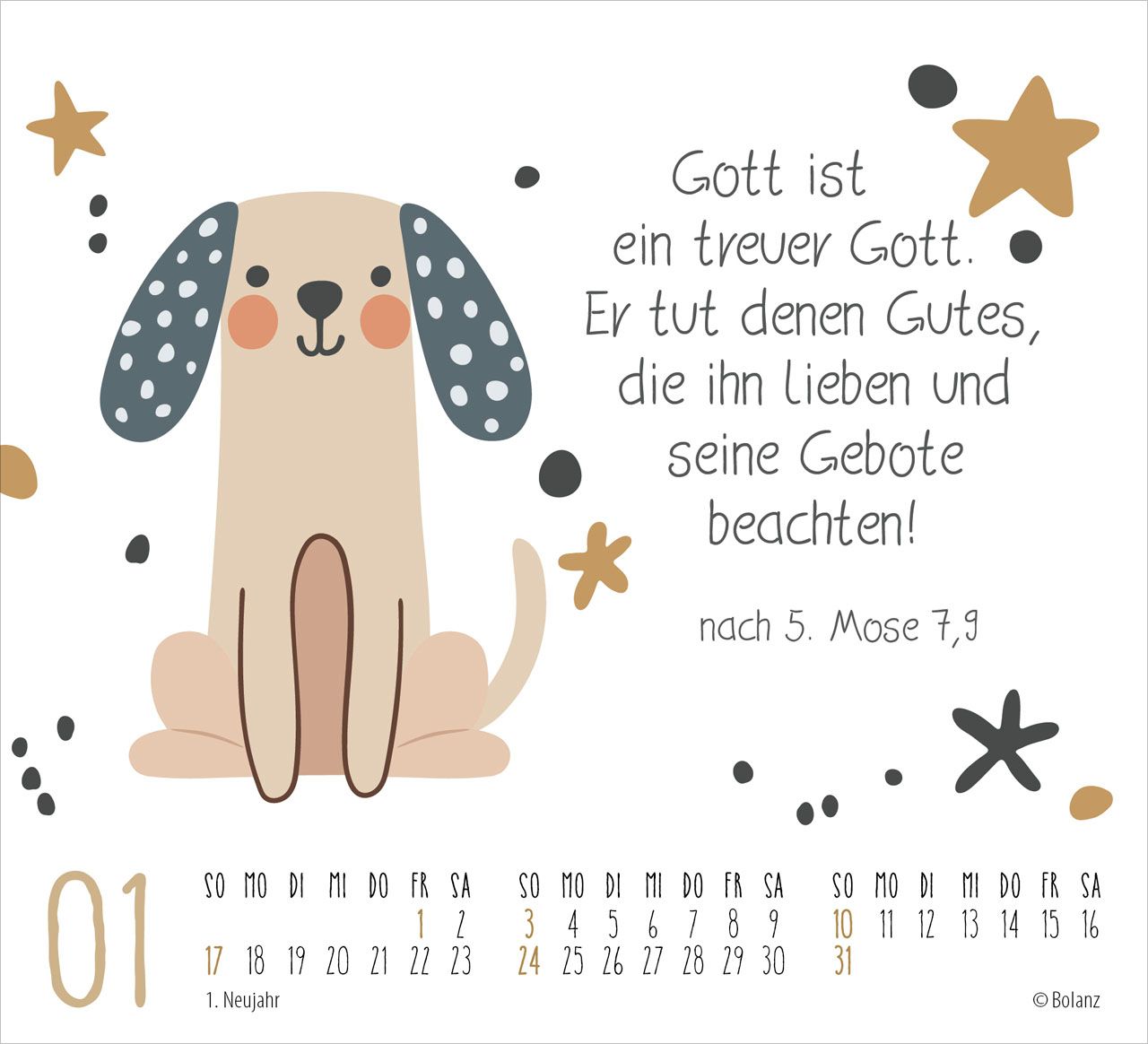 Aufstellkalender - Freunde fürs Leben 2027 Minikalender