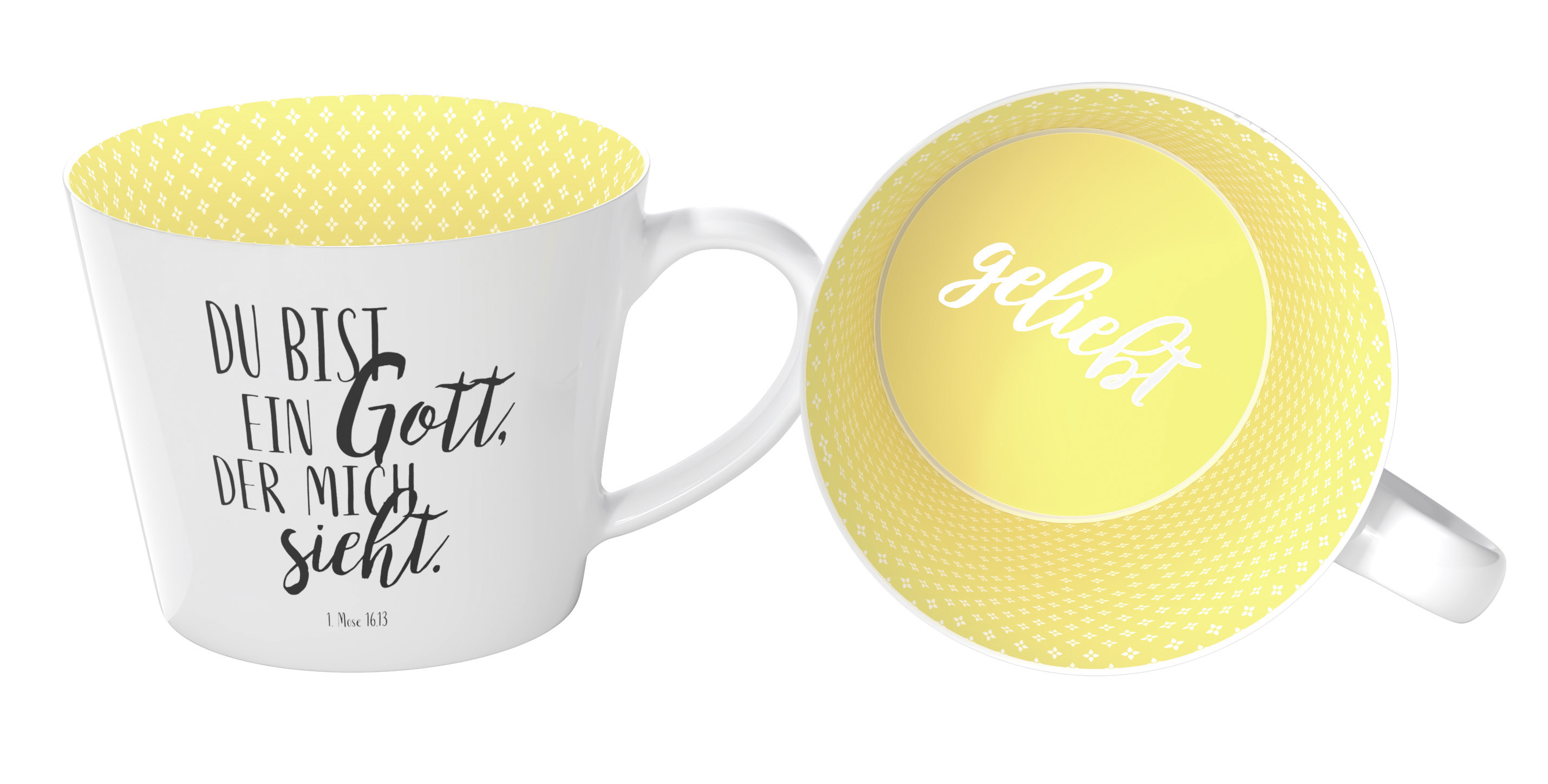 Tasse - Tasse Du bist ein Gott, der mich sieht.