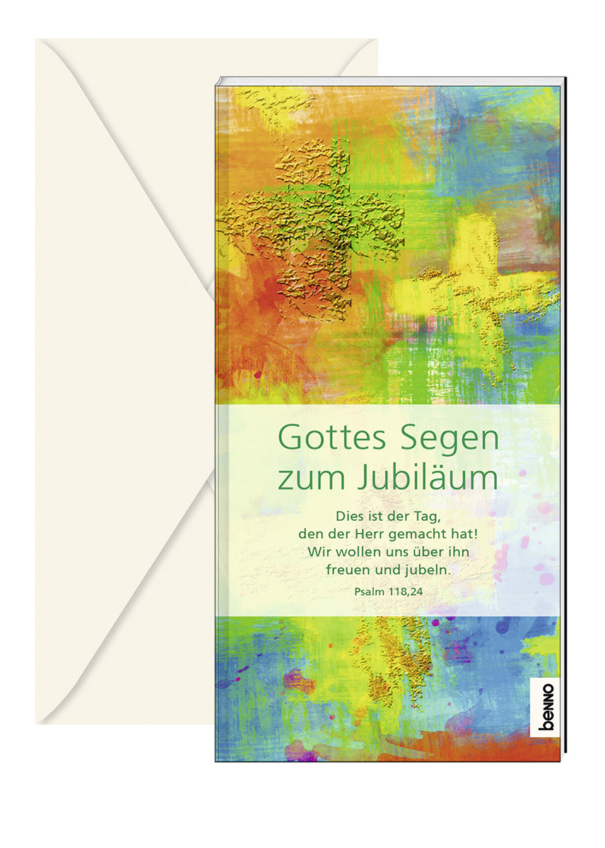 Grußheft - Gottes Segen zum Jubiläum - Heft Muster