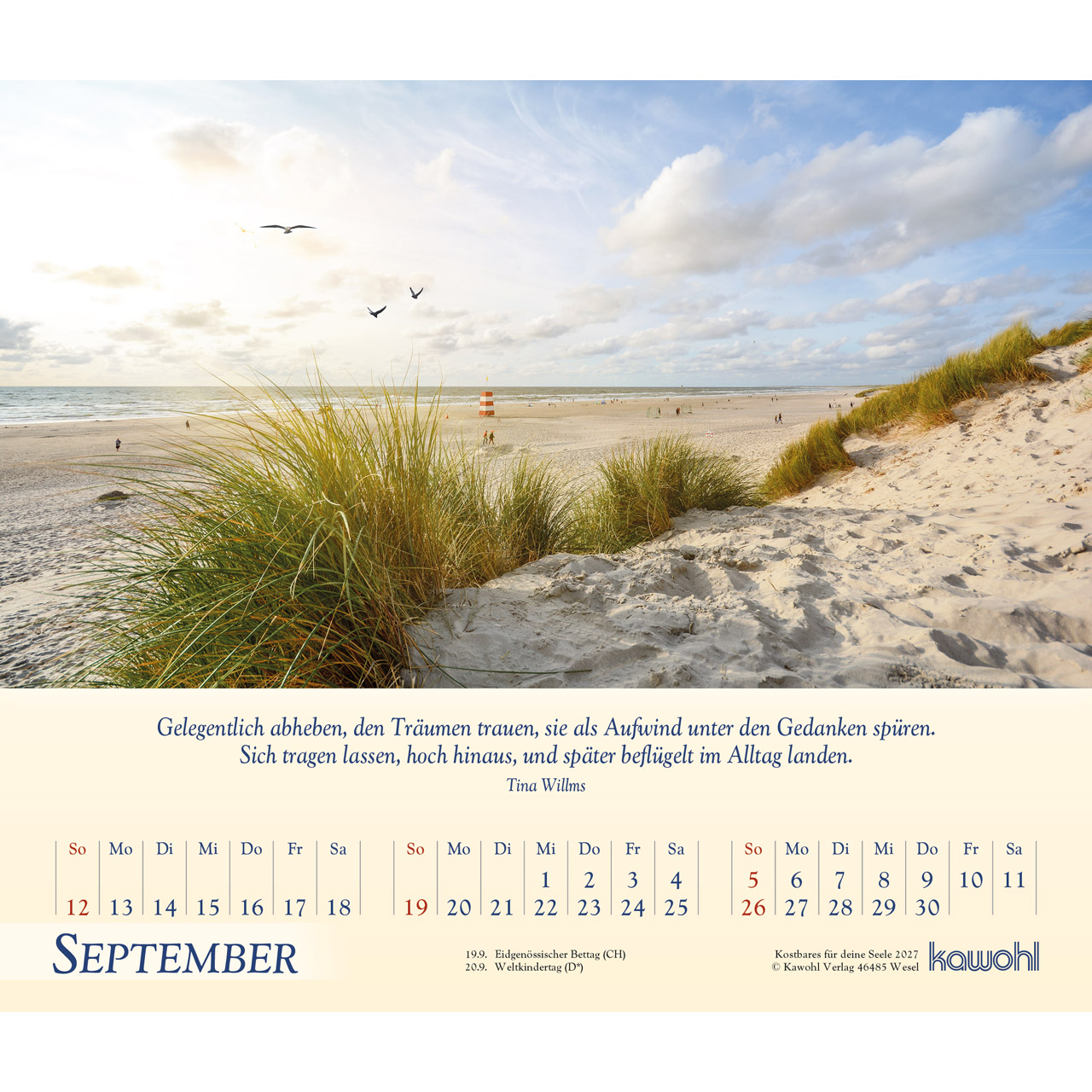 Postkartenkalender - Kostbares für deine Seele 2027