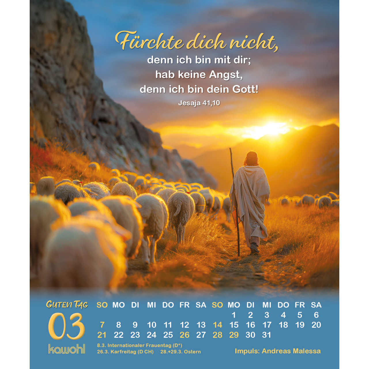 Postkartenkalender - Guten Tag 2027