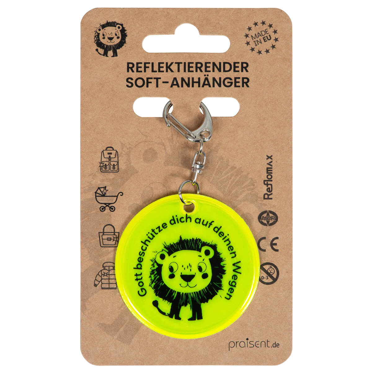 Schlüsselanhänger - Reflekt-Softanhänger "Löwe"