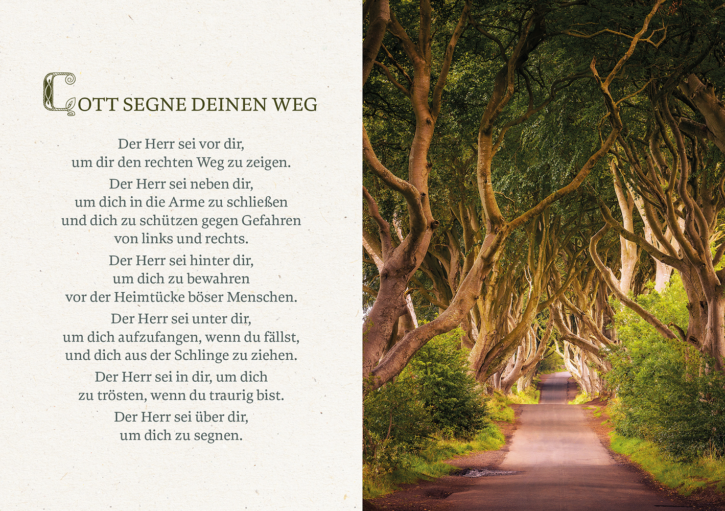 Grußheft - Gott segne den Weg, auf dem du gehst
