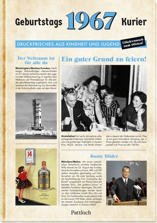 Geschenkbuch - 1967 - Geburtstagskurier
