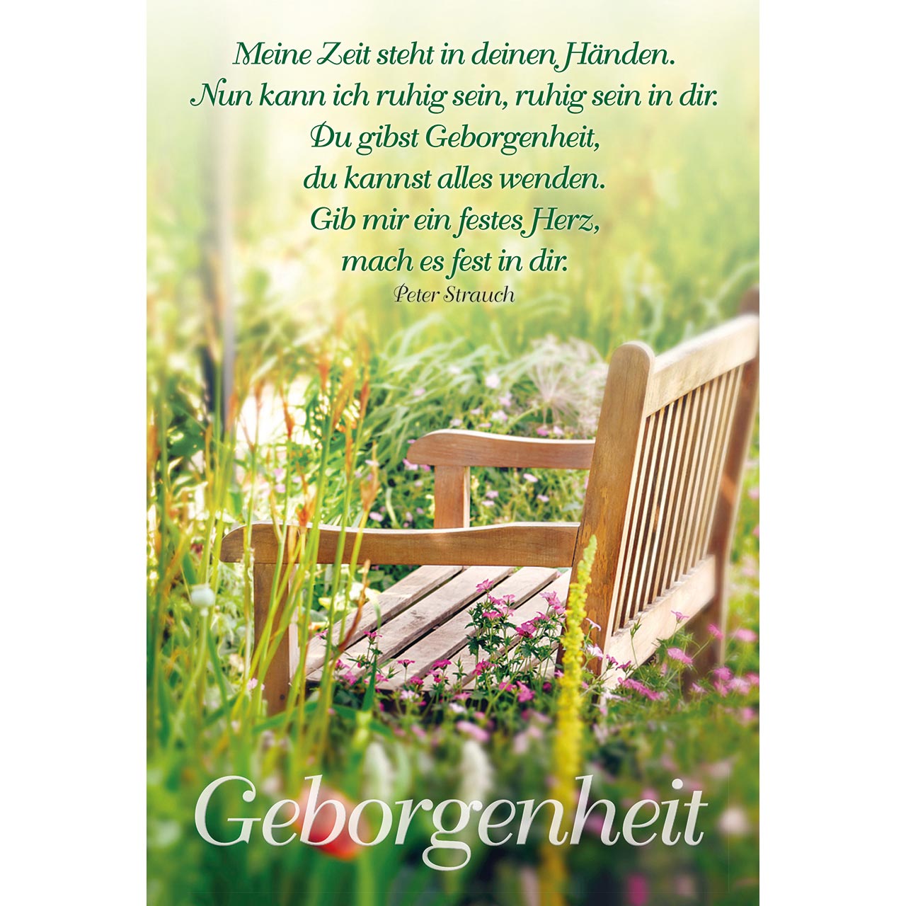 Meine Zeit steht in deinen Händen