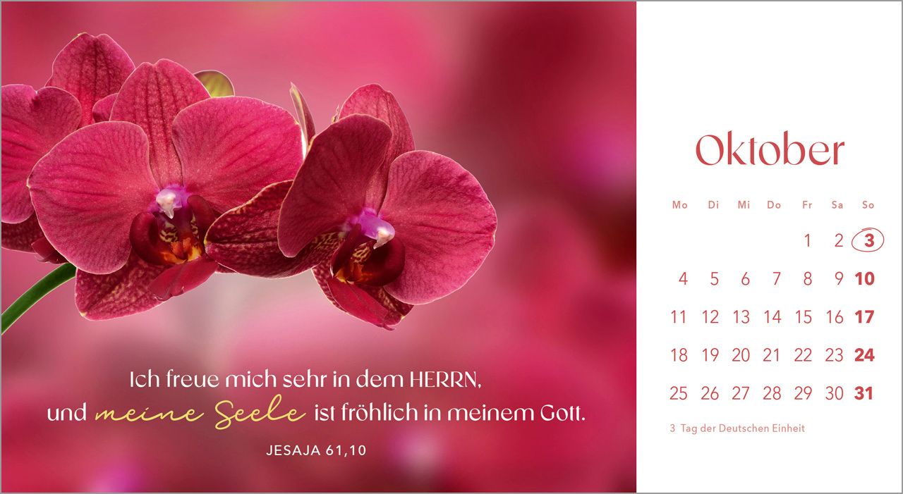 Postkartenkalender - Augenblicke der Anbetung 2027