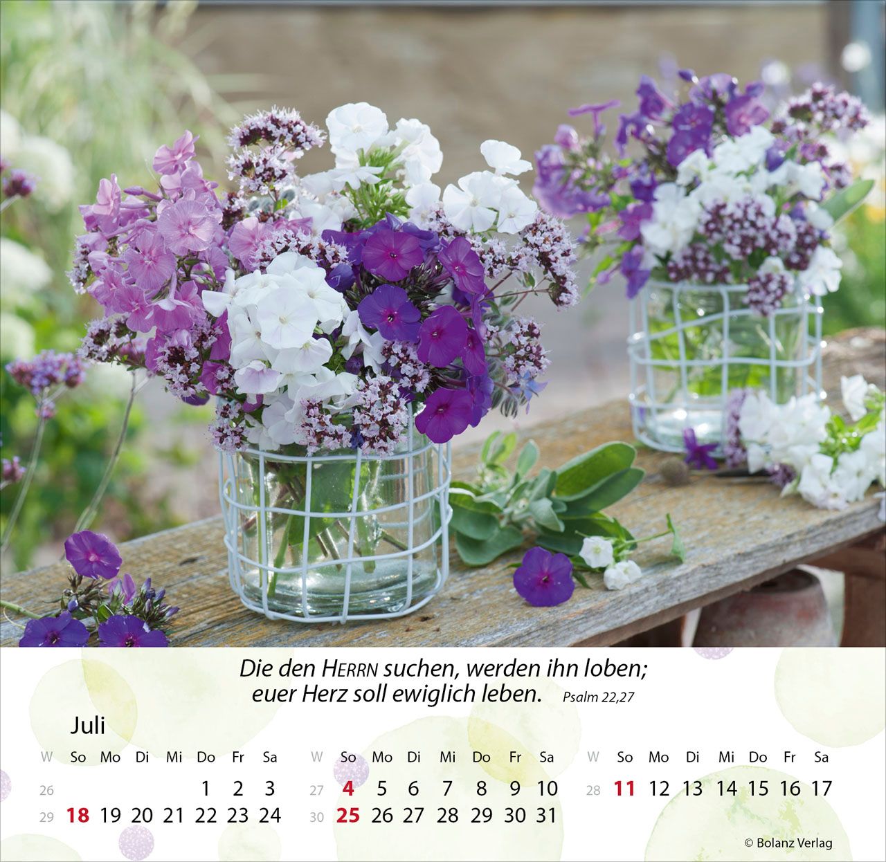 Tischkalender - Gärten 2027 Tischkalender